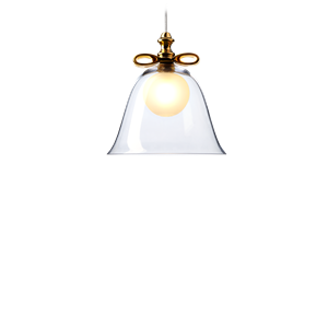 Moooi Lámpara Colgante Campana Pequeña Dorado/ Transparente